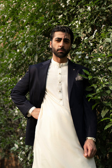 Cream Premium Thai Boski Shalwar Kameez